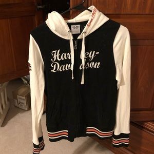 Ladies cut Harley-Davidson zip hoodie.